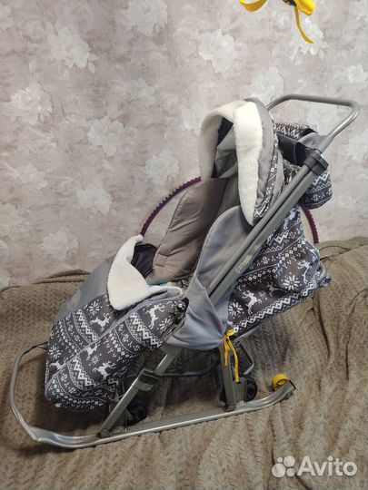 Детские санки коляска