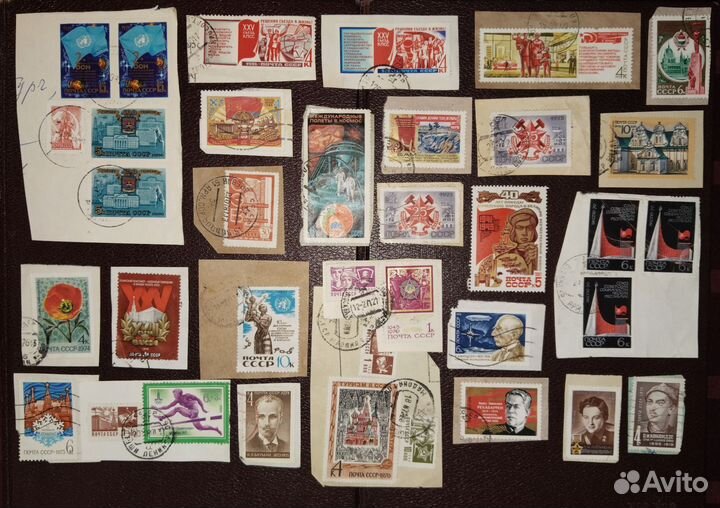 318 почтовых марок СССР 1970-80гг.,гашение почтой