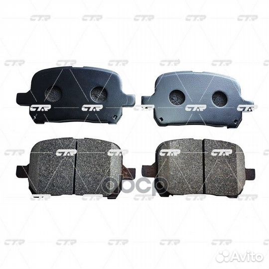 Ckt-3 колодки тормозные дисковые перед CTR 810