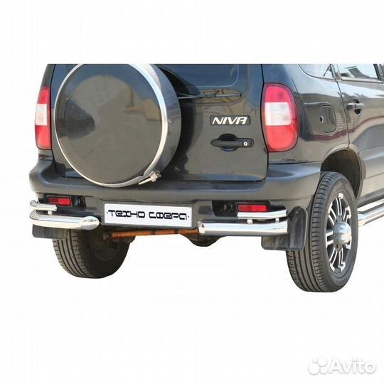 Защита заднего бампера Нива Тревел,Нива Шевроле