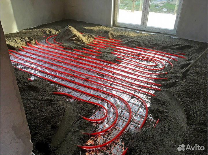 Тёплый пол, отопление, водоснабжение частного дома