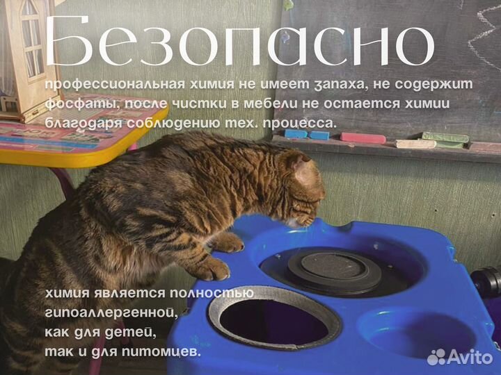 Химчистка мягкой мебели с гарантией