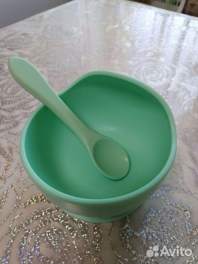 Детская посуда для кормления силиконовая