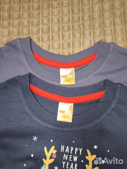 Футболка новая на девочку р.116 Новый год