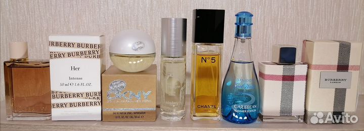 Парфюм женский начатый, 2 часть