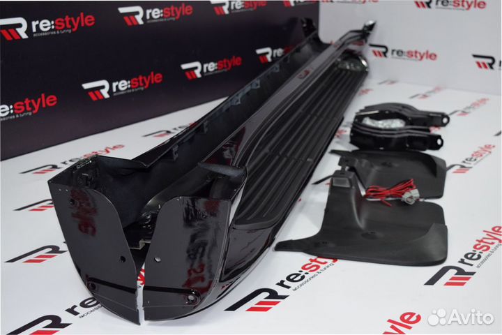 Пороги подножки Lexus LX570 H341