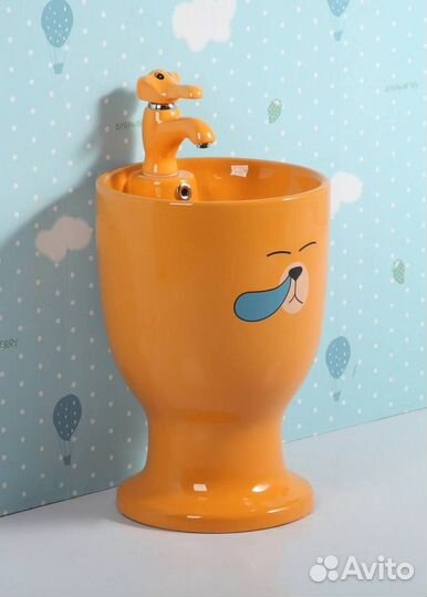 Раковина Gid Aventura Nb193-OR 69913 оранжевая, 37x37x53