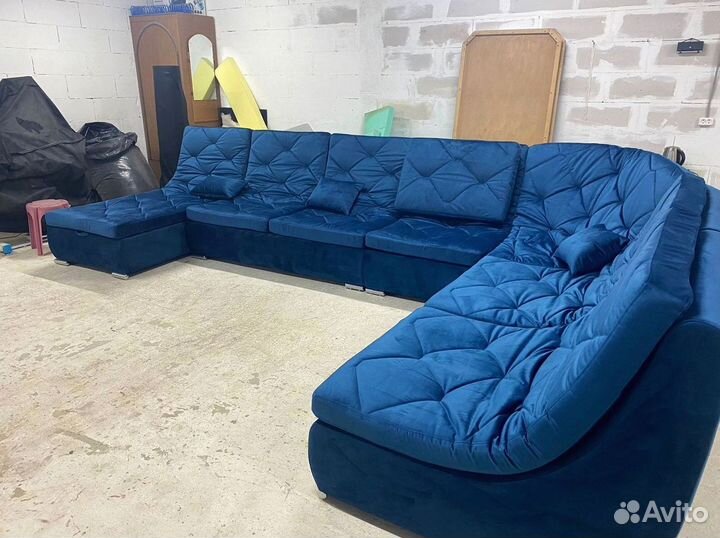 Большой угловой диван на заказ