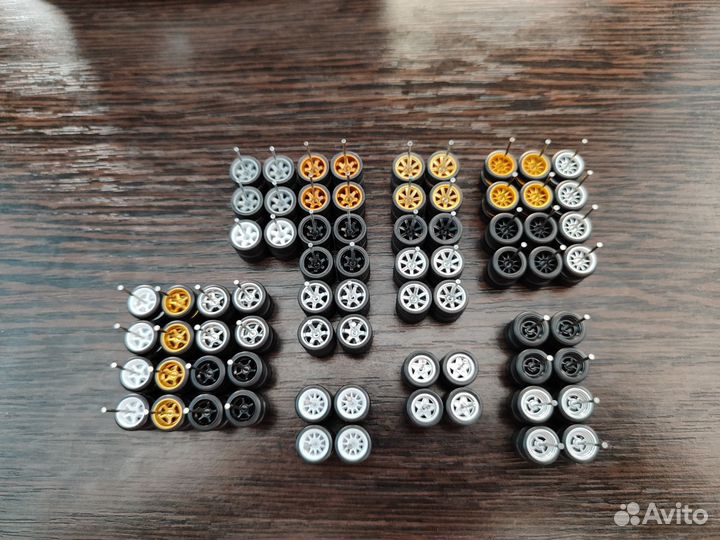 Колёса 1:64 для машинок HotWheels/Matchbox и др