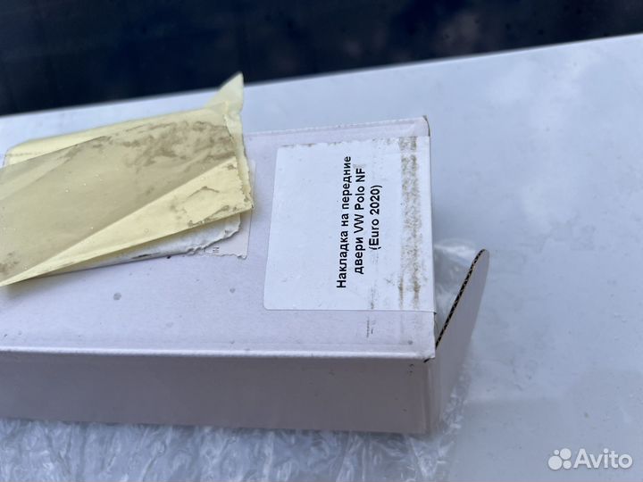 Накладки на пороги vw polo nf