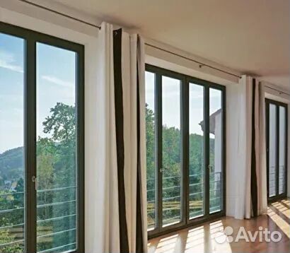 Алюминиевые окна двери с гарантией