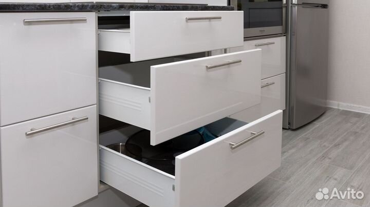 Гарнитур для кухни из фурнитуры Hettich