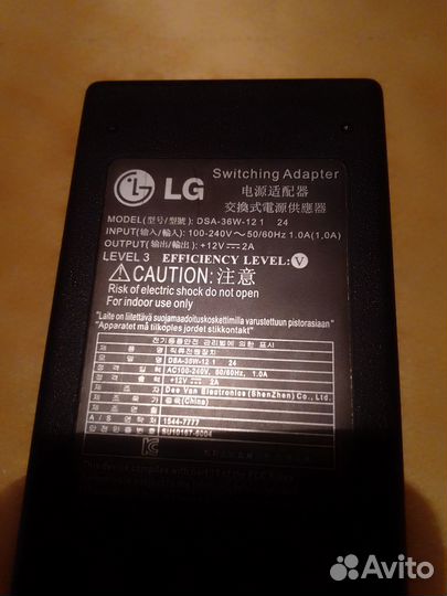 Блок питания для мониторов LG