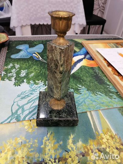 Подсвечник из натурального камня