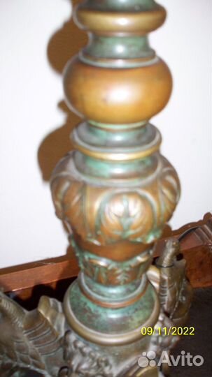 Лампа настольная антиквариат