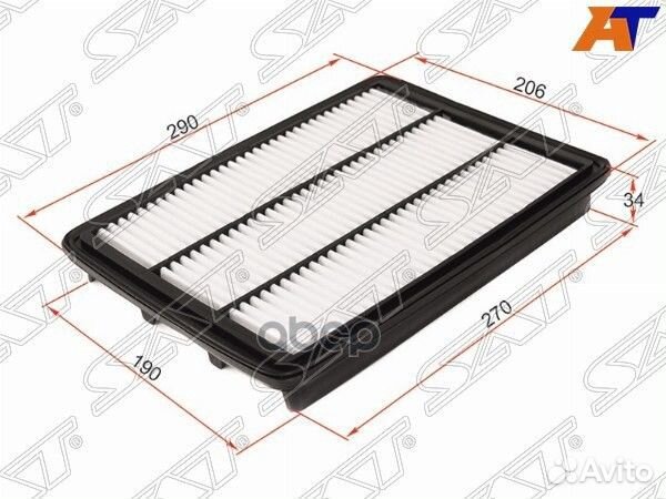 Фильтр воздушный KIA mohave/borrego 3,0/3,8 08