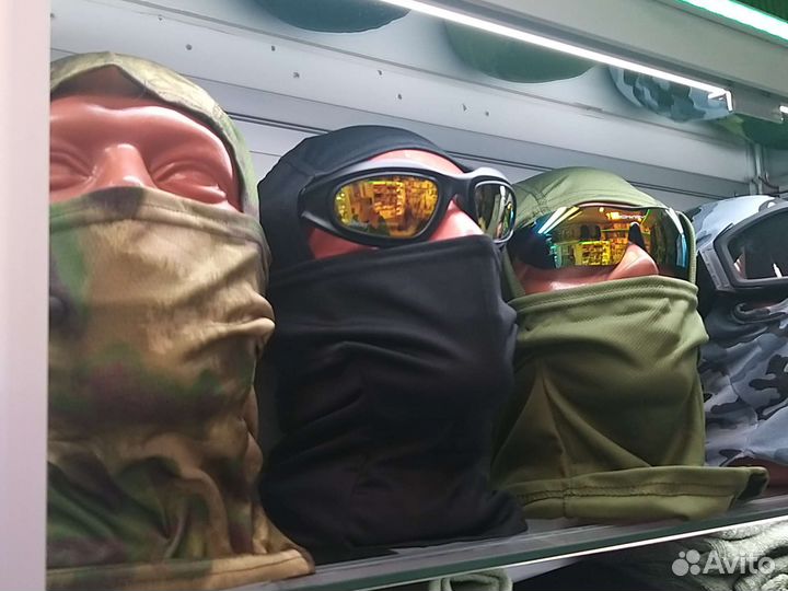 Балаклава маска тонкая летняя