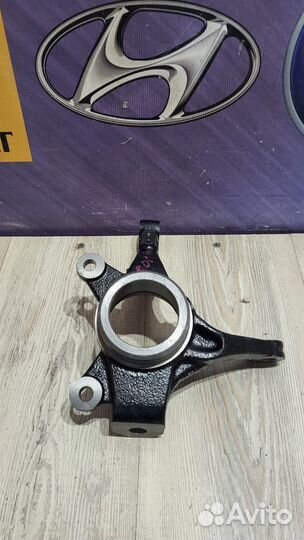 Кулак поворотный Цапфа Ступица в сборе Hyundai sol