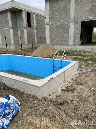 Бассейн от производителя со ступенями 3х5