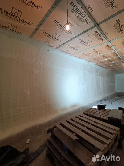 Утепление пенополиуретаном помещений