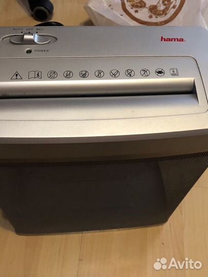 Уничтожитель бумаг hama Premium X6M