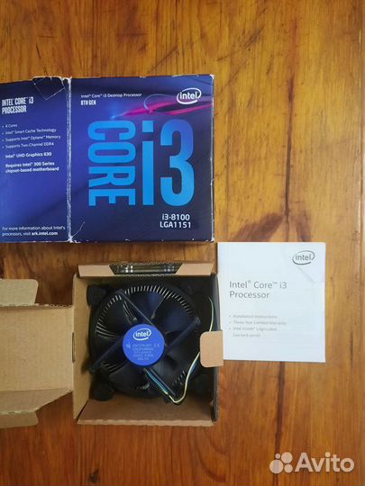 Intel core i3 8100