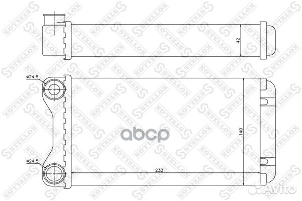 10-35102-SX радиатор печки Audi A4 1.6-3.2 00