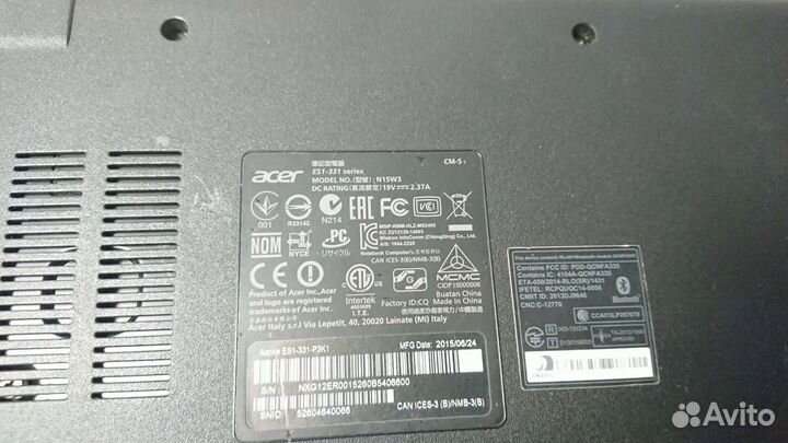 Ноутбук acer ES1-331
