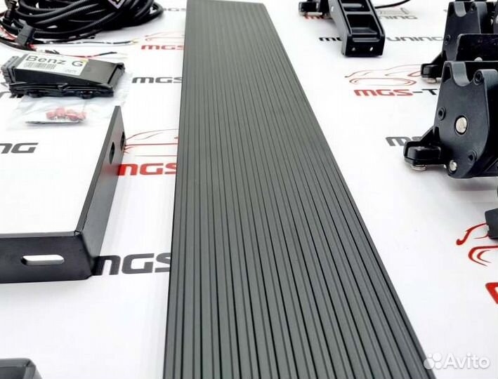 Пороги выдвижные Mercedes G-class W463 короткие