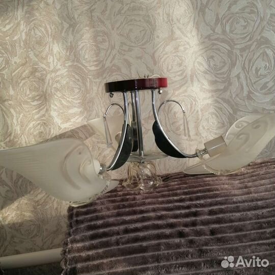Люстра потолочная бу