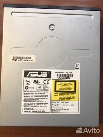 CD -DVD- RW ROM asus