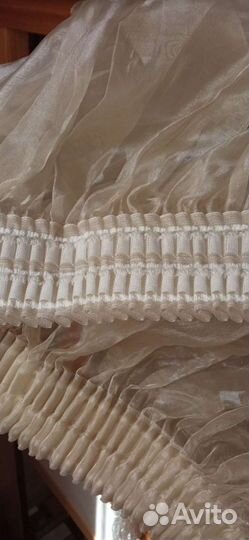 Штора из органзы