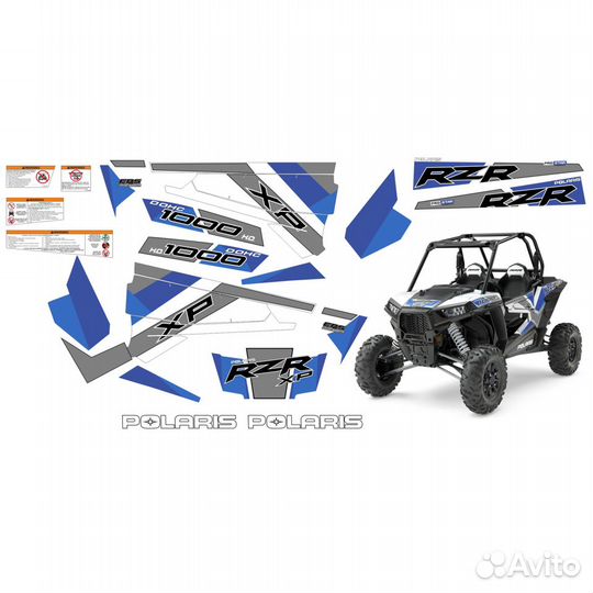 Наклейки polaris RZR XP 1000