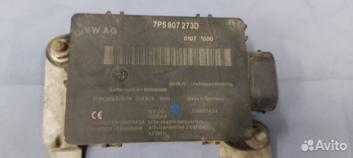 Эбу давления шин Porsche Cayenne 958