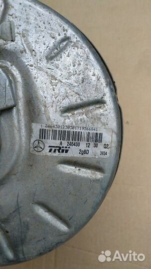 Вакуумный усилитель тормозов Mercedes A B CLA GLA