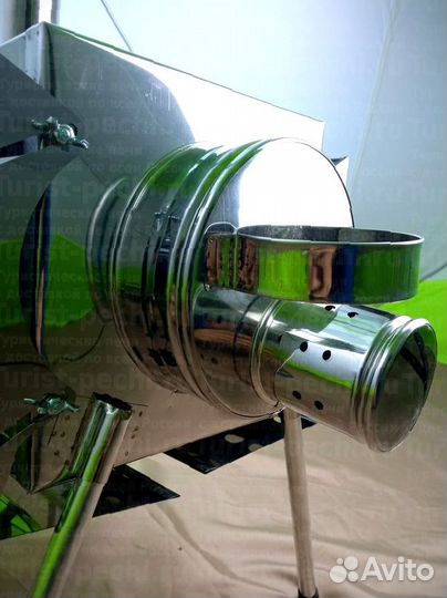 Печь туристическая Малая на 15 л. c экранами с тре