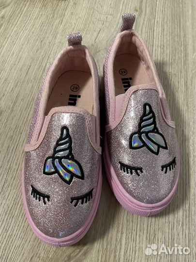 Слипоны (туфли) на девочку 29 р