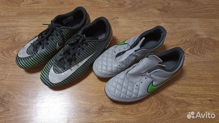 Футбольные бутсы nike подростковые