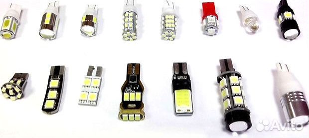 Лампы светодиодные T10,с обманкой и без