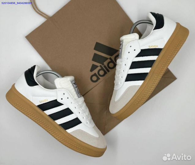 Кроссовки Adidas Samba White (Арт.37780)