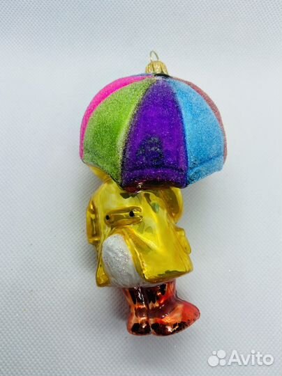 Елочная игрушка. Уточка. Польша. Bilinski