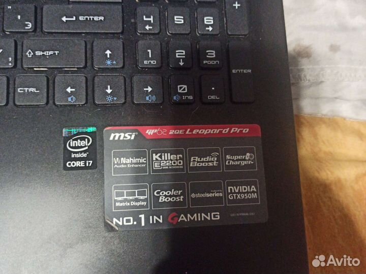 Игровой ноутбук MSI