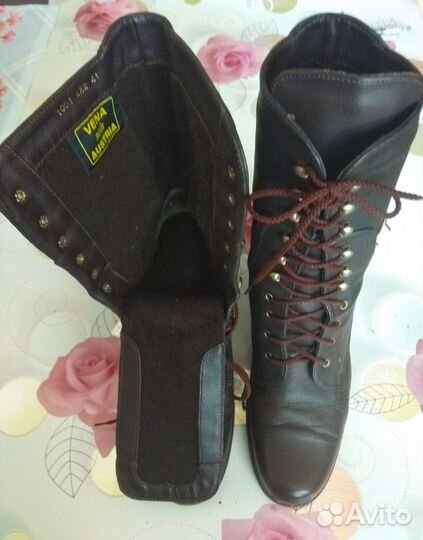 Сапоги женские демисезонные, натур.кожа