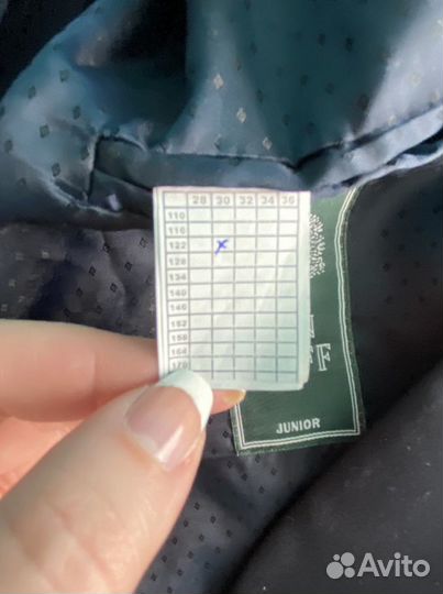 Костюм (пиджак + брюки+брюки+брюки) синий 122 рост