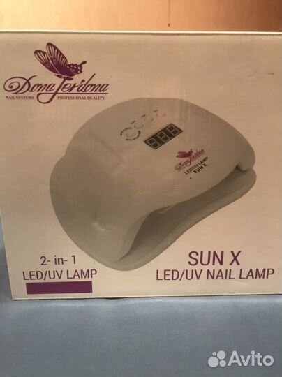 Лампа для сушки ногтей Led/Uv Sun X