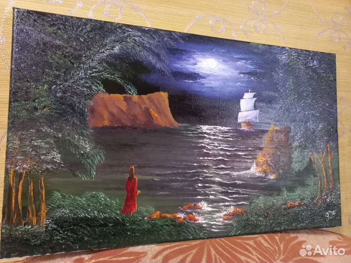 Картина маслом холст