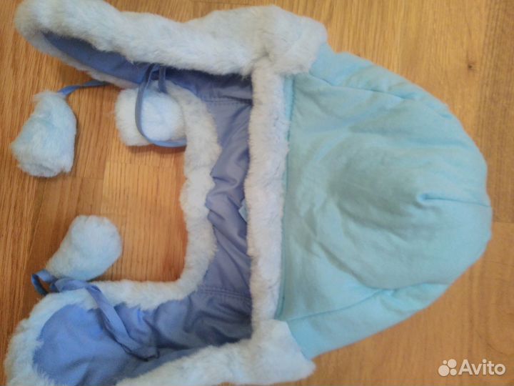 Новая зимняя шапка для девочки на 6-8 лет