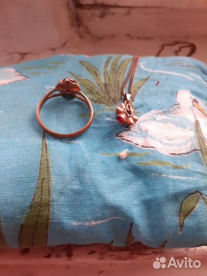 Набор бижутерии времен СССР