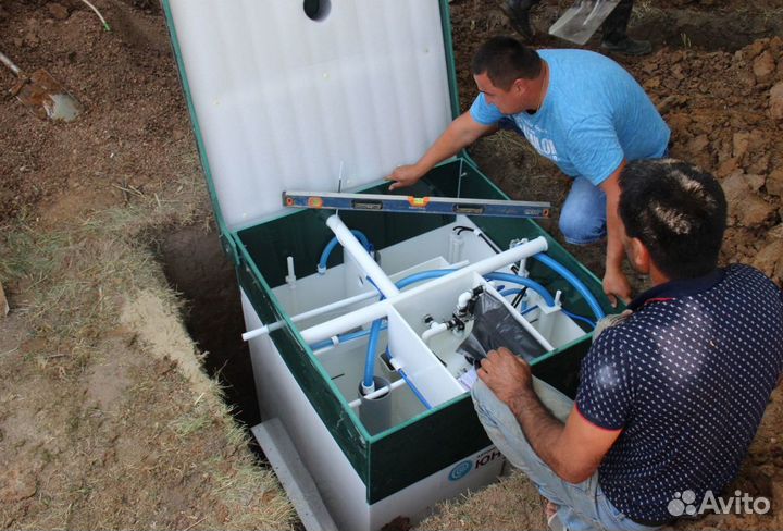 Монтаж септика под ключ