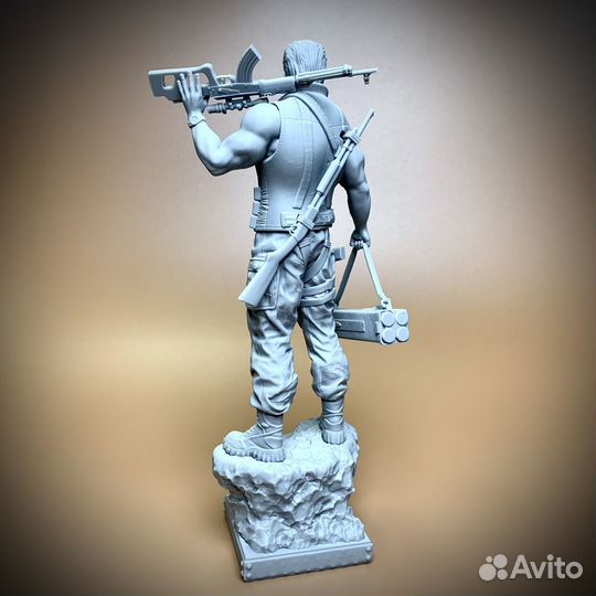 3D фигурка Железный Арни из фильма Коммандо